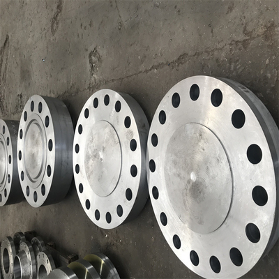 ST37 400LBS Steel Plate Flanges , 24&quot; Stainless Steel Flat Flange CT20