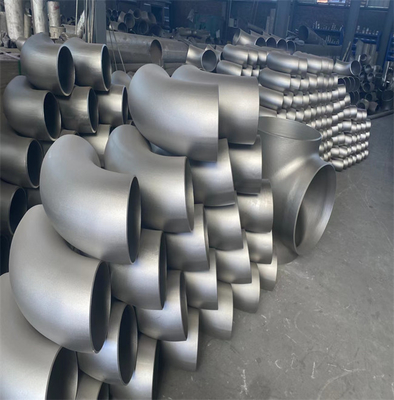 DN15 BS Carbon Steel Buttweld Fittings Equal 45 Degree 24 Inch 90 Degree Elbow