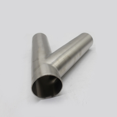 JIS XXS High Pressure Steel Pipe Fittings 45 Degree Y Branch Pipe Fitting Lateral Tee