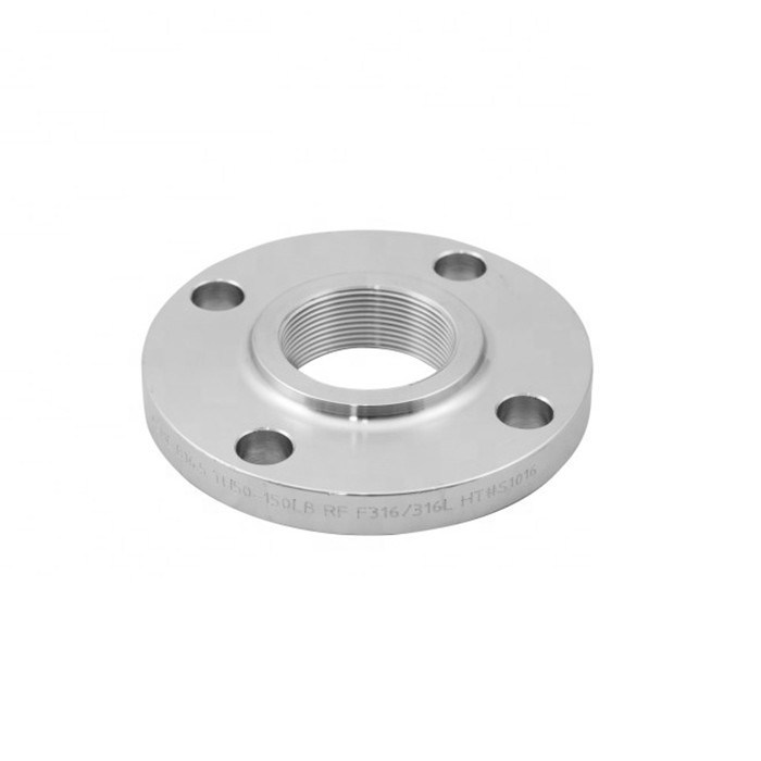 ASTM BSP Threaded Pipe Floor Flange 3 Holes Female PN25 Black Malleable