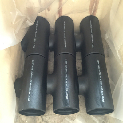 Sch 40 Sch 80 STD Equal Carbon Steel Tees NPT DN200 Seamless For Pipeline