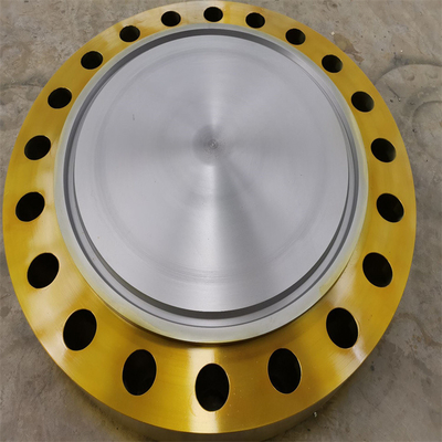 DIN Tri Clamp Threaded Blind Flange ASTM A105N Forged Carbon Steel In Stock