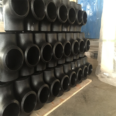 ANSI B16.9 Carbon Steel Tees 150LB  4 X 2 inch Sch 40 Reducing Tee