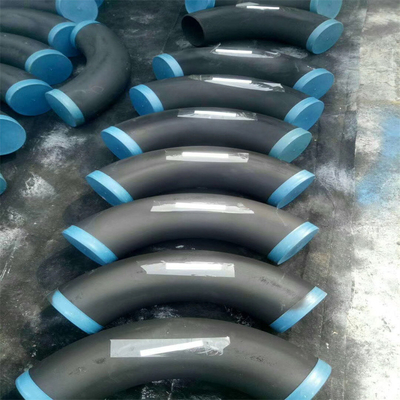 ANSI B16.25 Butt Welded Pipe Fittings Sch 140 CS Black Iron Pipe 90 Degree Bend