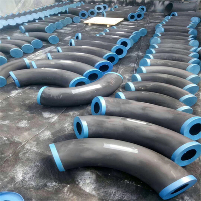 STD Galvanized Forged Steel Fittings Flange Welding Sch 160 Long Radius 90 Degree Bend