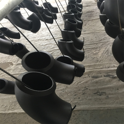 ANSI B16.9 Flanged Reducing Elbow Sanitary Butt Welded Carbon Steel 90 Degree