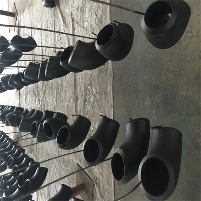 ANSI B16.9 Flanged Reducing Elbow Sanitary Butt Welded Carbon Steel 90 Degree