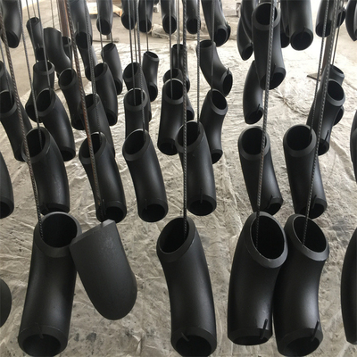 Q235 B16.9 Carbon Seamless Steel Pipe Fitting 45mm 90 Degree Elbow