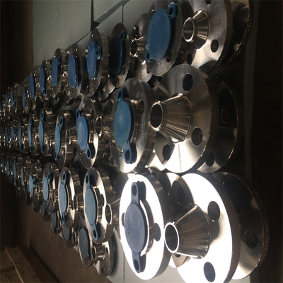 DN200 Raised Face Long Weld Neck Flange ANSI 150LBS Carbon Steel Black
