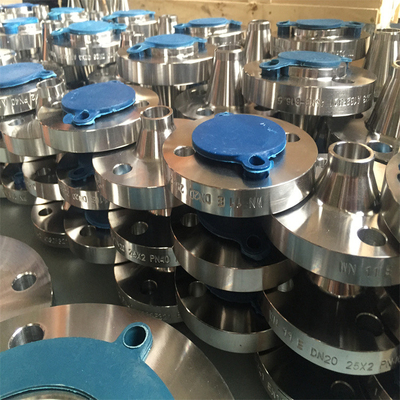 RF ASTM A105N Carbon Steel Flanged Fittings 300lbs 900# WN SS
