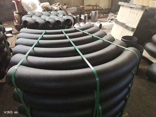 ASTM A53 Carbon Steel Butt Weld Elbow DN150 SCH 30 Forged Sand Blasting