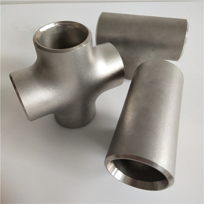 1 - 48 Inch 321 JIS Seamless Stainless Steel Tee Weld DIN2605 Cross Tee Pipe Fitting