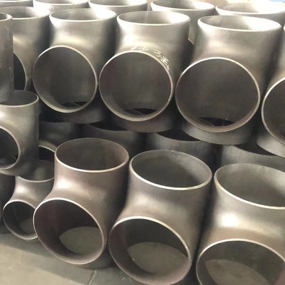 EN1092 DN600 Reducing Elbow Pipe Fittings Carbon Steel , Sch 60 Carbon Steel Equal Tee
