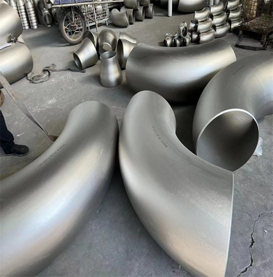Sch 40 ASME B16.9 Carbon Steel Pipe Fittings STD MS 1.5D Long Radius 90 Elbow