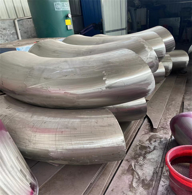JIS Round Galvanized Steel Pipe Elbow Seamless Sch 40 Long Radius Large Diameter