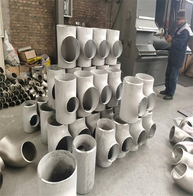 Black Reducing Carbon Steel Tees JIS EN XXS Lateral Malleable