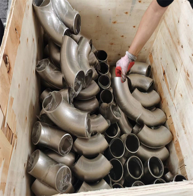 316L 180 Degree Long Radius Elbow 90 Degree Pipe Fittings Professional