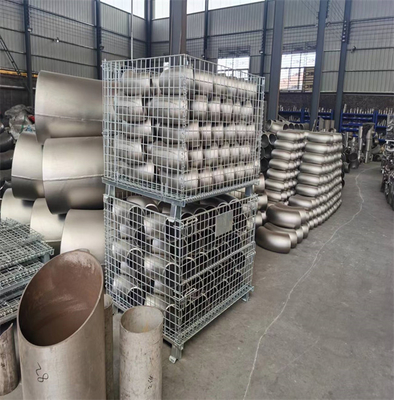 Butt Weld 90 Degree Steel Pipe Fittings DN15 JIS B2313 Seamless Carbon Steel