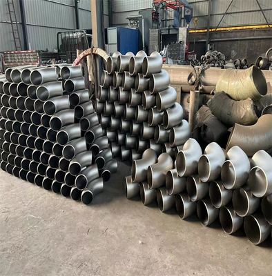 Butt Weld 90 Degree Steel Pipe Fittings DN15 JIS B2313 Seamless Carbon Steel