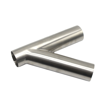 JIS XXS High Pressure Steel Pipe Fittings 45 Degree Y Branch Pipe Fitting Lateral Tee