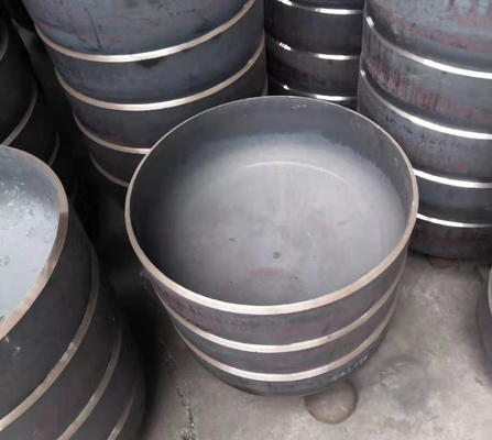 Pressure Vessel Steel Pipe End Caps 48&quot; Metal