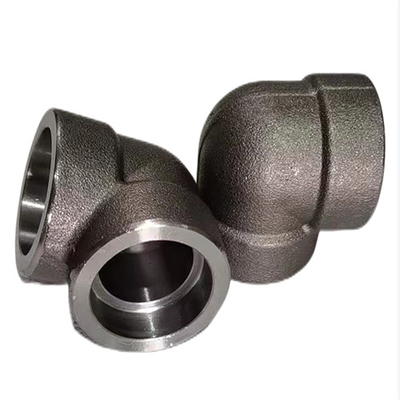 Ansi B16.11 Forged Carbon Steel Pipe Fittings 45 Degree 90 Degree Socket Weld Elbow