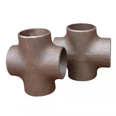 ASME B16.9 Carbon Steel Pipe Fittings A234WPB Seamless Pipe Cross Fitting