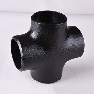 ASME B16.9 Carbon Steel Pipe Fittings A234WPB Seamless Pipe Cross Fitting
